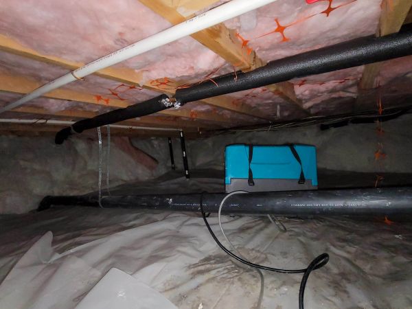 Crawl Space Water Remediation in Winston Salem